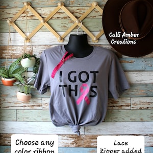 Port Access Shirt (2X-4XL): Chemo Krebs Reißverschluss Shirt