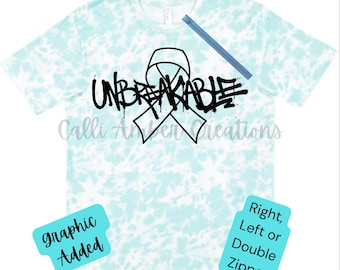 Marbled Port Access Shirt | Size Youth XS-Adult | Zipper Shirt | Childhood Cancer |