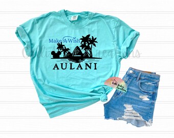 Camisetas para viagem em família no Havaí da Aulani: combinando looks Make a Wish