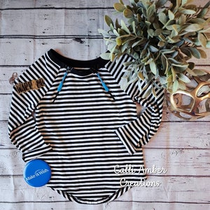 Child Port Access Shirt: Chemo IV Zipper Shirt