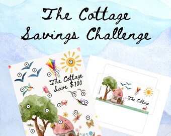 The Cottage  Savings Challenge | Digital Download | Unique Printable Design | Instant Download!