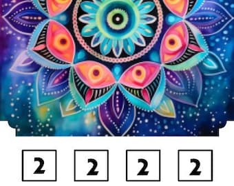 A6 Mandala Saving Challenges | Digital Download | 6 Printable Designs | Instant Download | Low Income