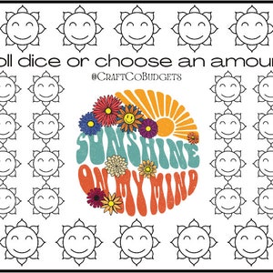 BOHO Blumenspar-Challenges | Geringes Einkommen| Digitaler Download | ZWEI einzigartige druckbare Design | Größe A5 | Sofort Download!