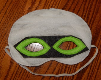 Mummy Felt Mask Costume - Any Size Avaliable