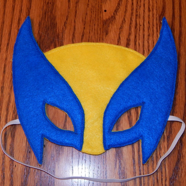 Inspired by Wolverine X-Men Felt Superhero Mask Costume - Any Size Available