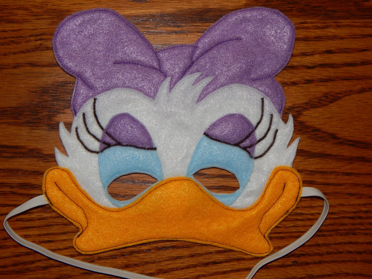 Inspired by Daisy Duck & Webbigail Felt Mask - Costume Accessory - An…