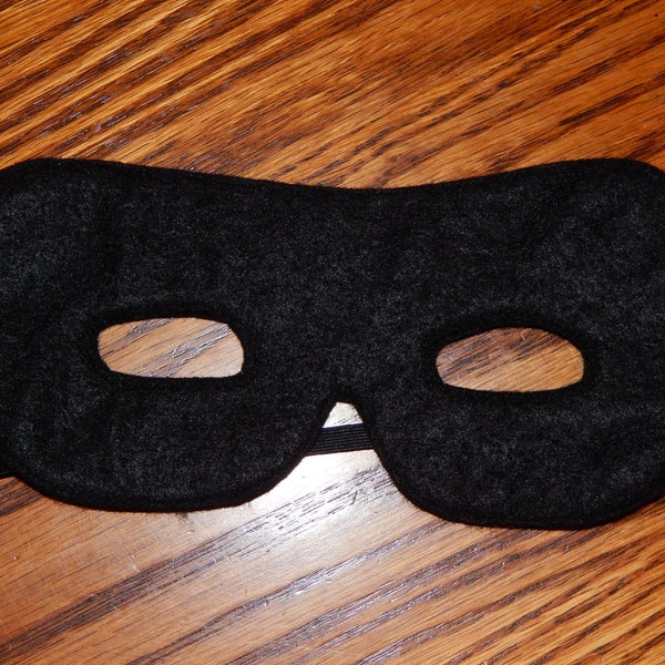 Inspired by Incredibles, Zorro or The Lone Ranger Felt Superhero Mask Costume - Any Size Available