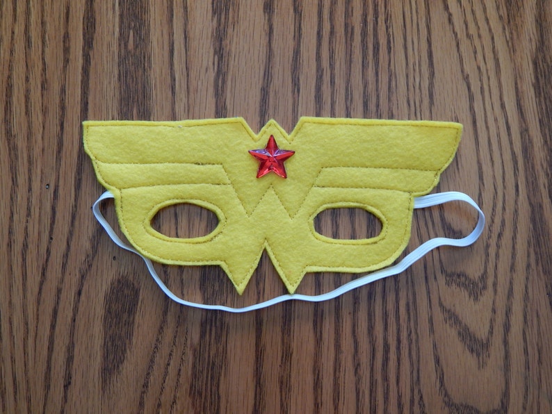 Inspired by Wonder Woman Felt Superhero Mask Costume Any Etsy