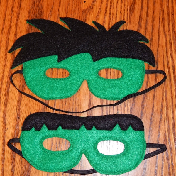 Inspired by Hulk Avengers Felt Superhero Mask Costume