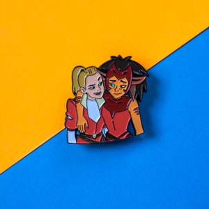 She-Ra and the Princesses of Power Pin She Ra and Catra / She-Ra: Princess of Power / hard enamel pin badge broche