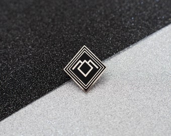 Pin's Twin Peaks Lynch / logo symbole écusson / hard enamel pin badge épingle