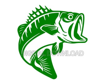 Free Free 225 Jumping Bass Fish Svg SVG PNG EPS DXF File