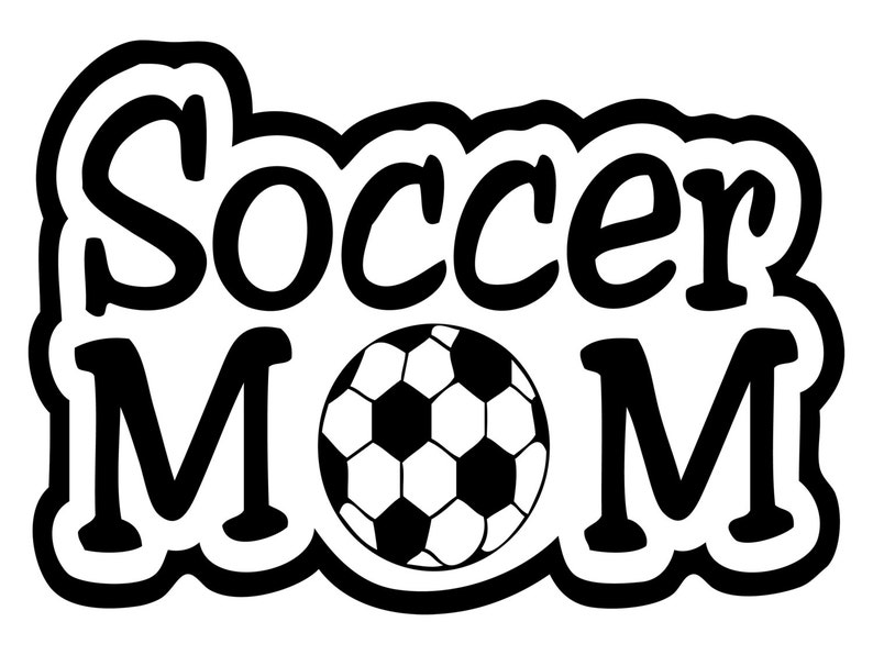 Personalized Soccer Mom Vinyl Emblem for Outdoors or Indoors Etsy