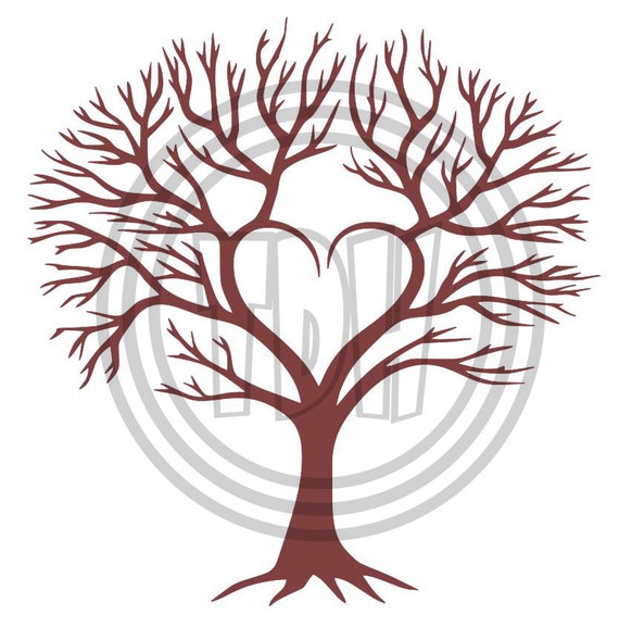 HerzBaum der Liebe Digital Download SVG DXF EPS