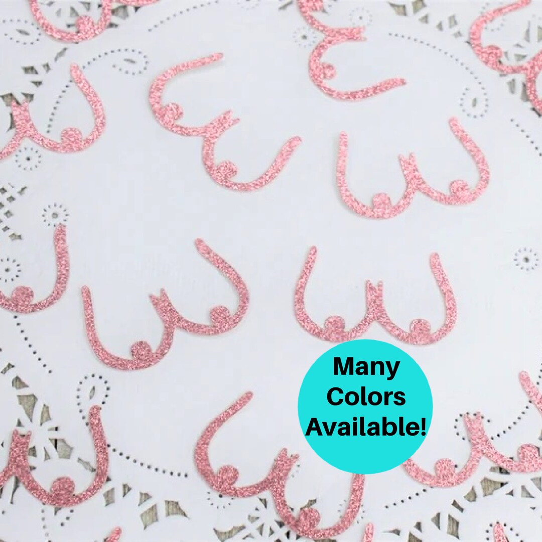 Boob Confetti Lesbian Bachelorette Party Many Colors Hen Party Bachelor  Party Decorations Boob Party Same Boobs Forever - Etsy