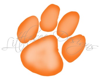 Clemson Tiger Logo Hand Drawn Black And White Printable