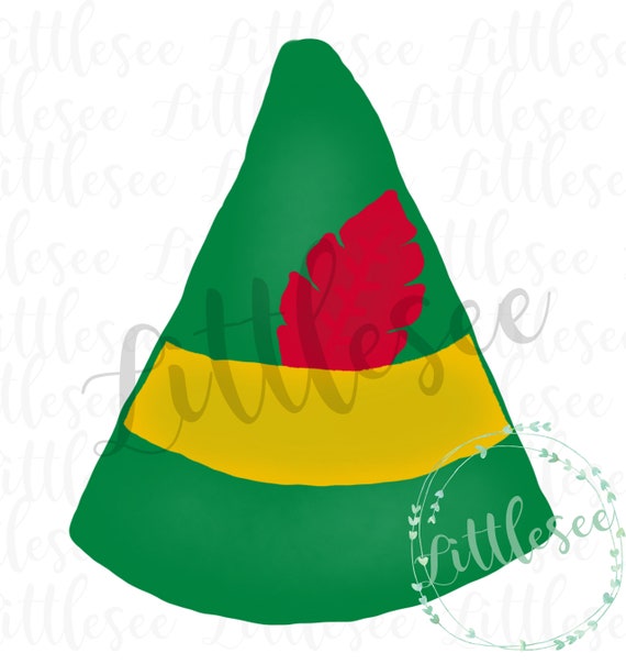 Buddy The Elf Hat Elf Elf Hat Digital Download Printable Etsy