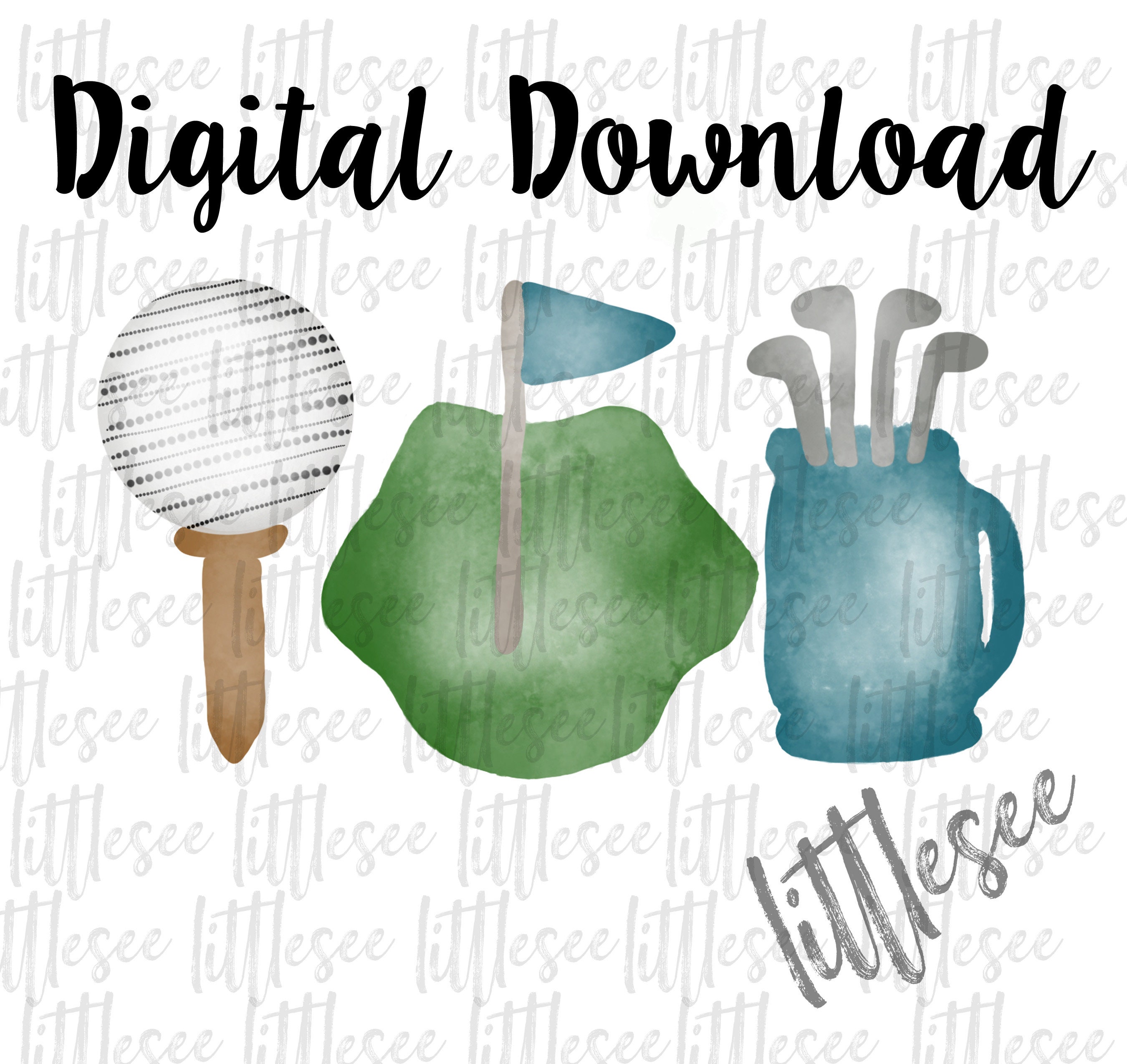 Fathers Day Golf Clip Art