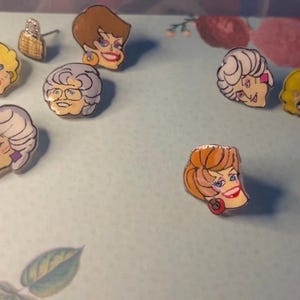 Custom Golden Girls Keychain, Bookmark, Bow or Clip - hadpainted Accessories