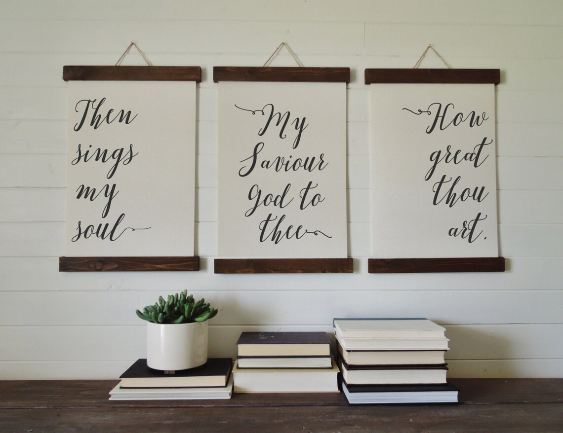 How great thou art/canvas art print/wall art/canvas print/wall Etsy
