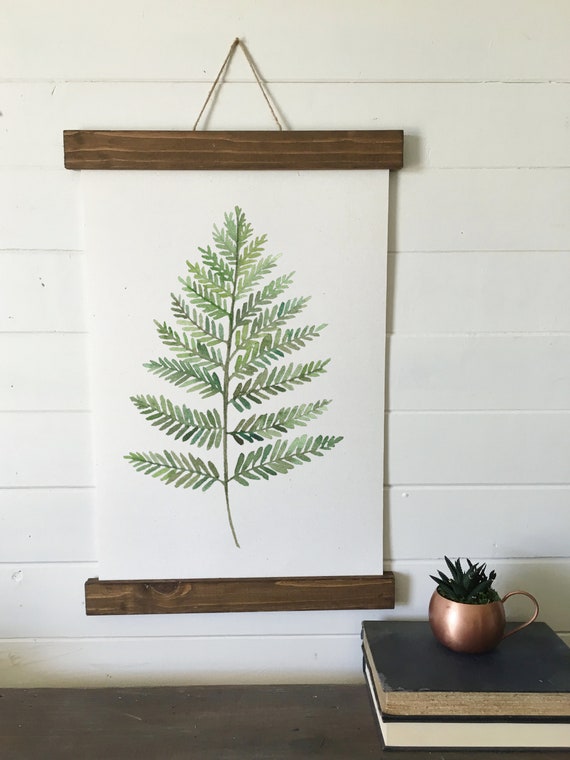 Ferns Prints Watercolor Fern Print Set Botanical Wall Etsy