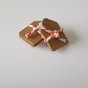 100 étiquettes de bijoux, étiquettes de prix, étiquettes de prix kraft, fournitures, scrapbooking
