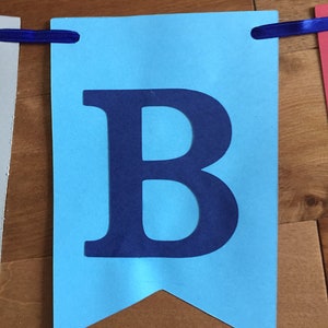 Happy birthday banner, Nautical birthday banner, blue birthday sign