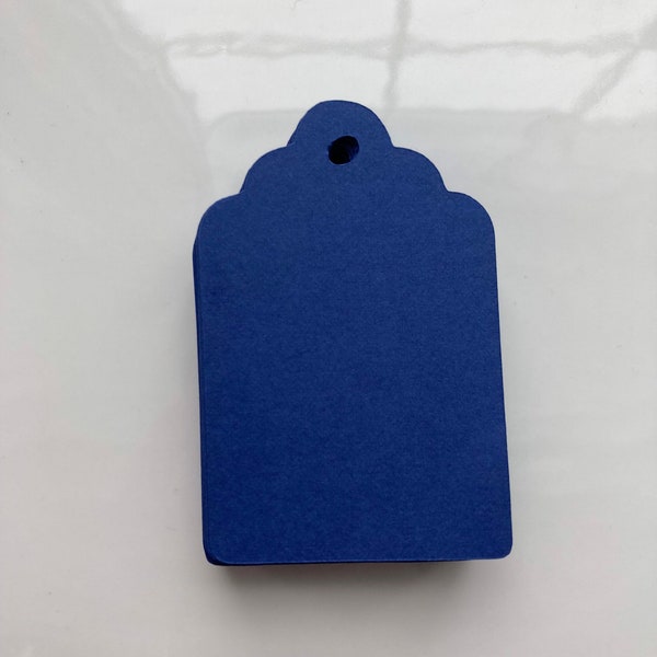 Navy blue tags, price tags, craft tags, wedding tags