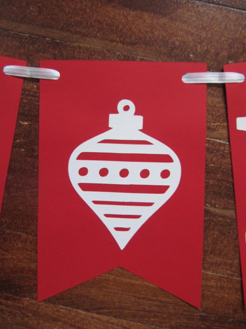 guirlande joyeux noel merry Christmas banner french Christmas decor Joyeux Noel sign