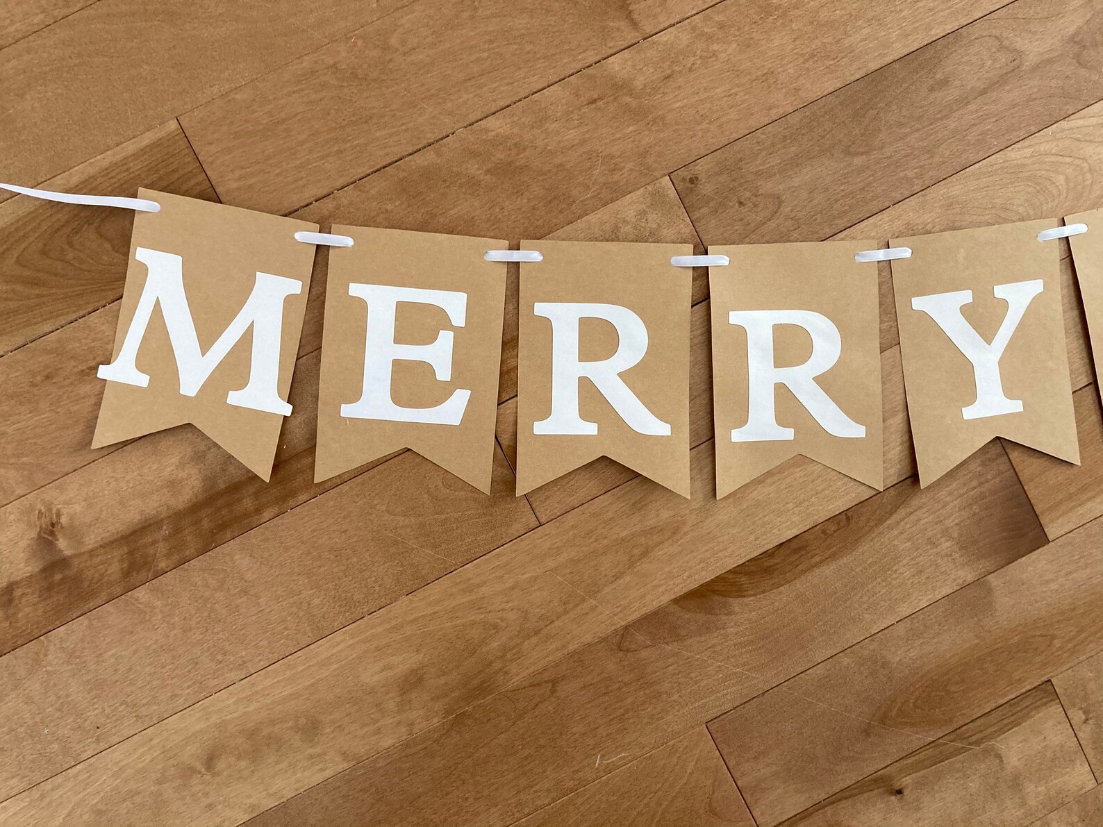 Merry Christmas banner Christmas bunting Christmas decor. | Etsy