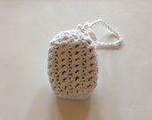 Soap saver bag. Handmade crochet  - 100% Cotton