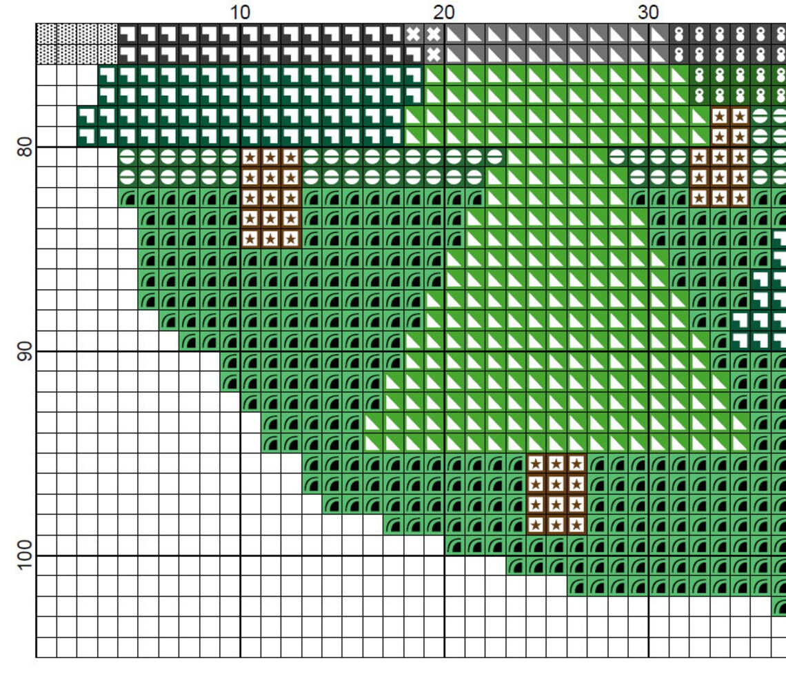 Counted Cross Stitch Pattern - Adventure Awaits - Modern Cross Stitch ...