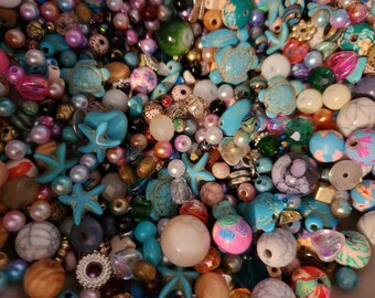 Mixed Bead pack, mystery scoop beads, crafting items