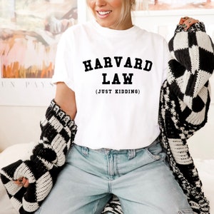 Harvard Law Just Kidding Etsy
