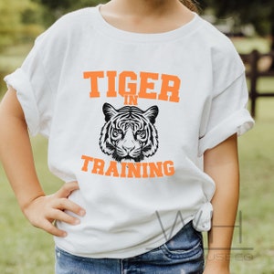 Tiger In Training, Youth Tiger Shirt, Tiger Tee, Youth Tee, Go Tigers, Tiger Shirt, Kids Shirt, School Spirit, Fan Gear, Kids Shirt, Tiger