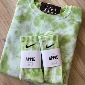 Tie Dye Socks, Tie Dye, Crew Socks, Gift For Her, Tie Dye, Socks, Tie Dye Men, Tie Dye Women, Birthday Gift, Stocking Stuffer, Workout image 9