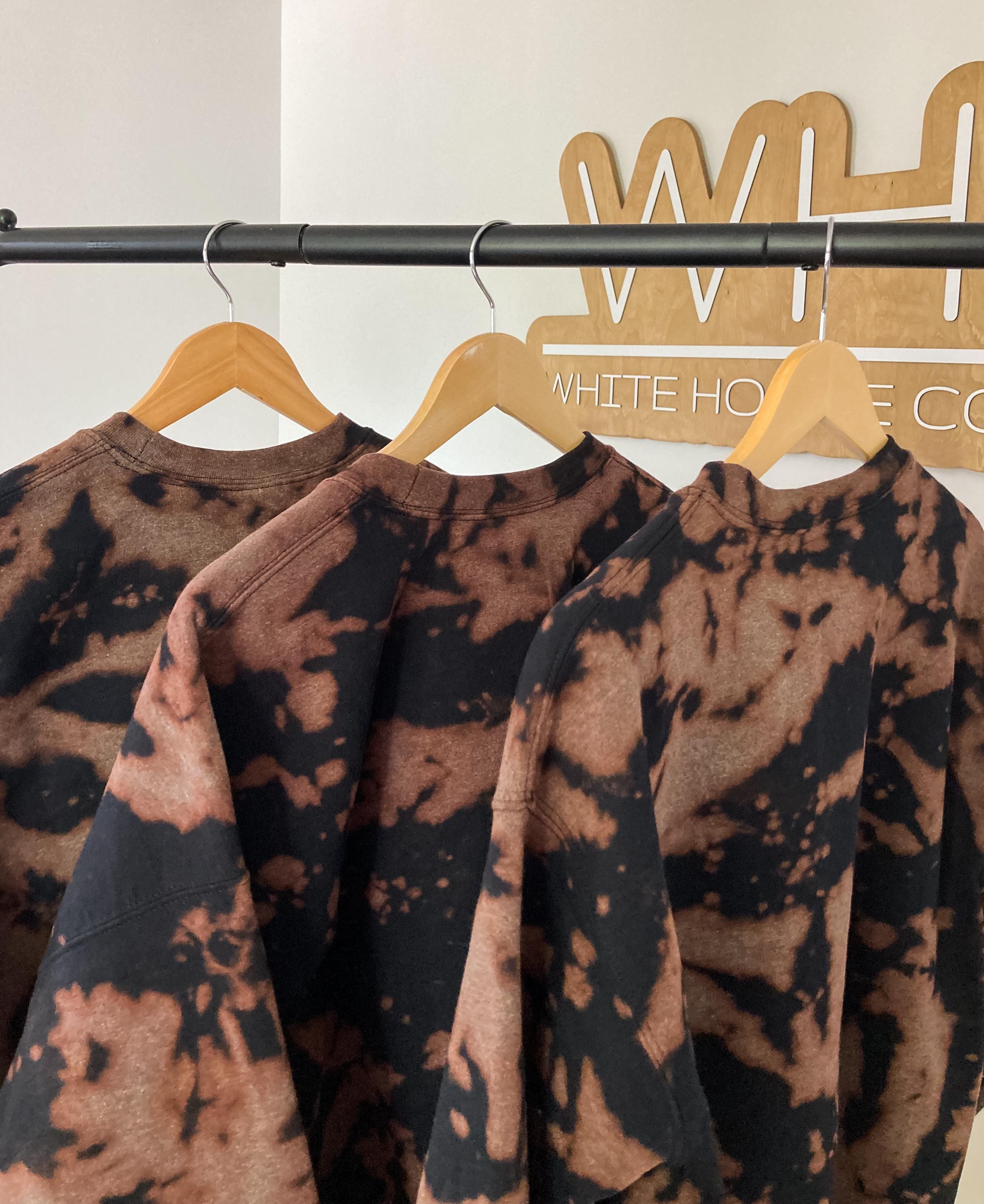 Bleach Tie Dye Sweatshirt