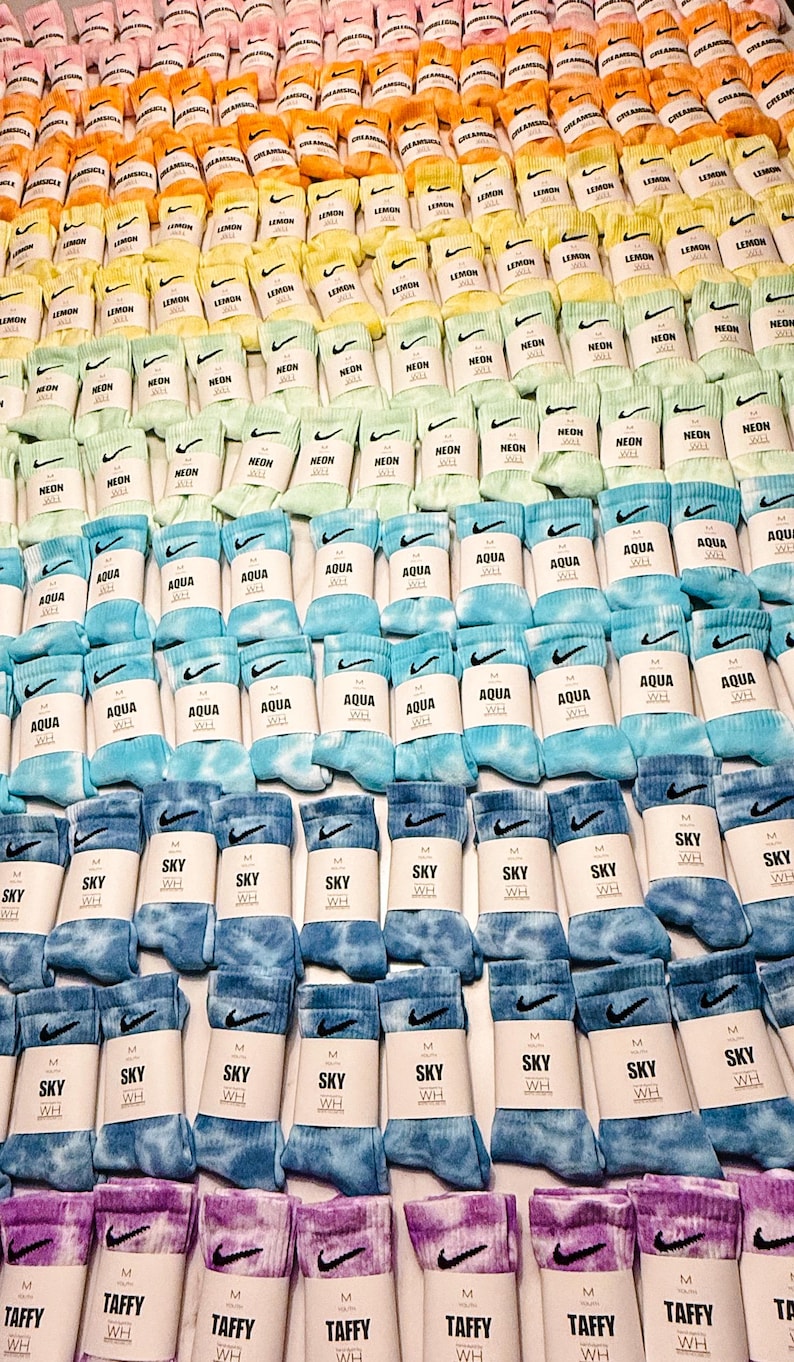 Tie Dye Socks, Tie Dye, Crew Socks, Gift For Her, Tie Dye, Socks, Tie Dye Men, Tie Dye Women, Birthday Gift, Stocking Stuffer, Workout image 13