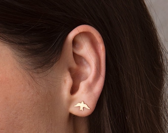 Dove Earrings • Bird Stud Earrings • Bird Jewelry • Gold, Rose Gold, Silver Earrings • Stud Earrings • Gift for Her • Cute Earrings