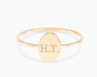 Anel inicial delicado, anel personalizado, anel de letra personalizado em prata esterlina, anel gravado em ouro + ouro rosa, presente para mãe, presentes para mães