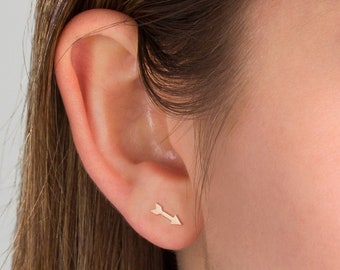 Gold arrow hotsell stud earrings