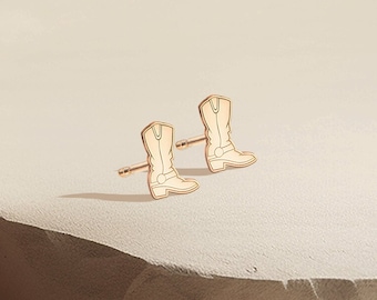 Cowboylaars oorbellen western bedel sieraden cowgirl studs cadeau voor haar land oorbellen cowgirl laars oorbellen Cowboy oorbellen western cowgirl