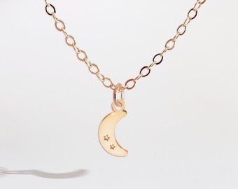 月と星のネックレス - Etsy 日本