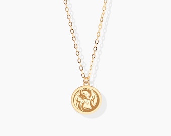 Tiny Dragon Disc Necklace, Dragon Gift, Fun Jewelry Gift, Birthday Gift, Mythical Necklace, Cute Jewelry, Medieval Necklace, Dragon Jewelry