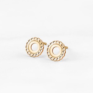 Heart Stud Earrings • Heart Earrings • Heart Jewelry • Gold, Rose Gold, Silver Heart Earrings • Stud Earrings • Gift for Her • Cute Earrings