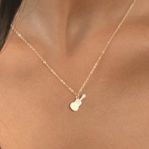 Guitar Charm Necklace Gift For Her Mexican Guitar Pendant Music Lover Gift Birthday Gifts Guitar Charm Guitar Jewelry Musician Gift Idea