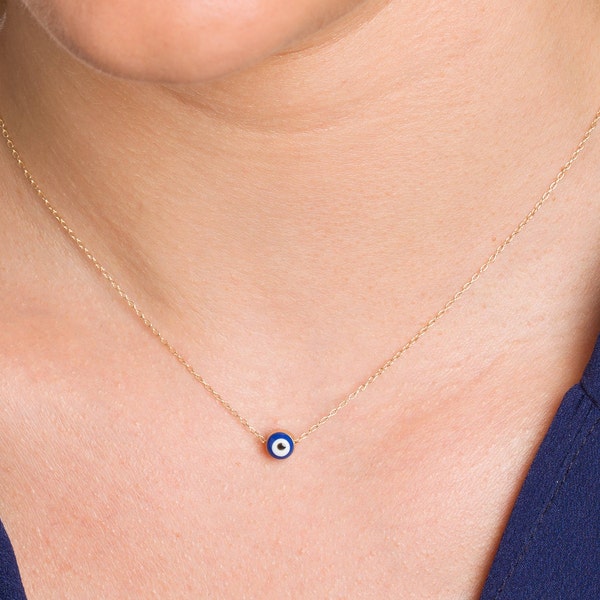 Evil Eye Necklace, Kabbalah Necklace, Protection Necklace, Bridesmaid Jewelry, Christmas Gift