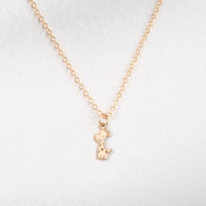 Giraffe Necklace Gold Giraffe Jewelry Gift For Her Giraffe Lover Gift Birthday Gift Best Friend Gift Giraffe Charm Animal Necklace