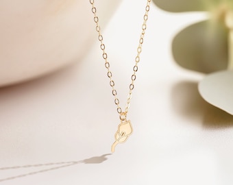 Orchid Necklace Flower Pendant Charm Gift for Her Wedding Jewelry Nature Necklace Bridesmaid Gift Orchid Jewelry Bridal Necklace