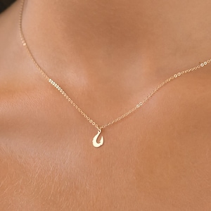 Fish Hook Necklace Ocean-Inspired Fishing Pendant Beach Jewelry Fishing Hook Charm Boat Jewelry Fish Hook Pendant Fishing Gift Hook Necklace